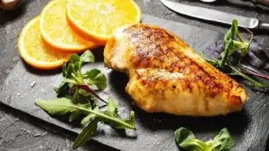 Filé de frango ao molho cremoso de laranja