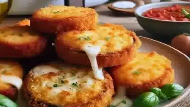 Como fazer a Berinjela empanada recheada na airfryer