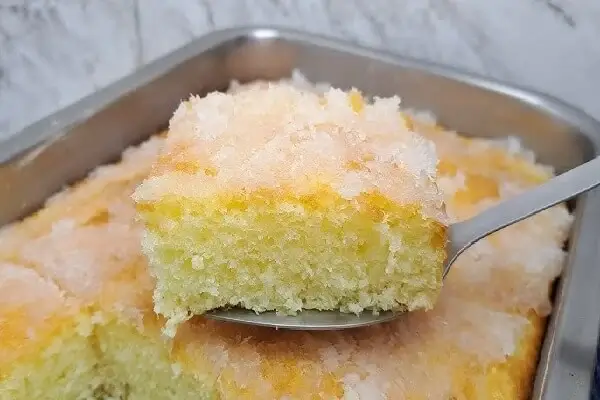 Receita de bolo de fubá com coco