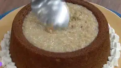 bolo piscina de amendoim