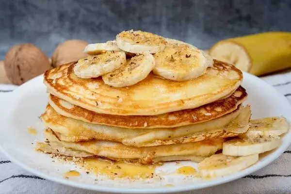 Receita de Panqueca de banana com aveia simples