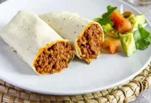 Burrito de carne moída