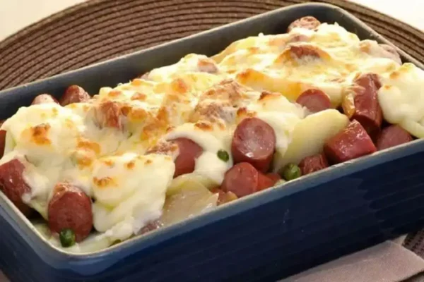 como preparar uma deliciosa receita de batata gratinada com linguiça calabresa