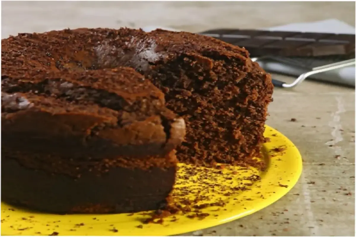 Bolo de cacau simples no liquidificador