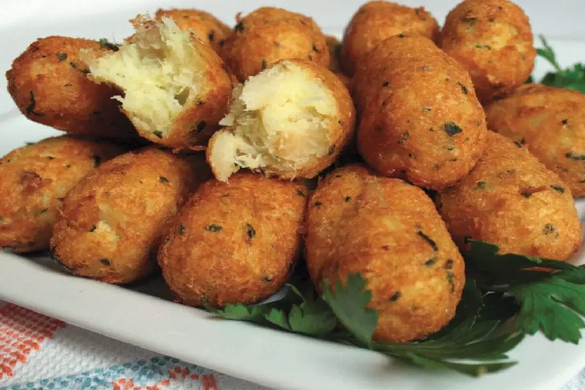receita de bolinho de bacalhau