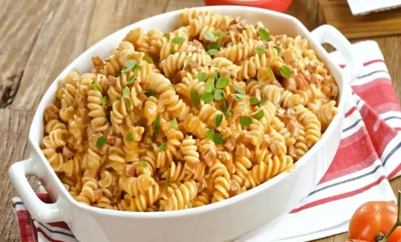 macarrão com calabresa na panela de pressão