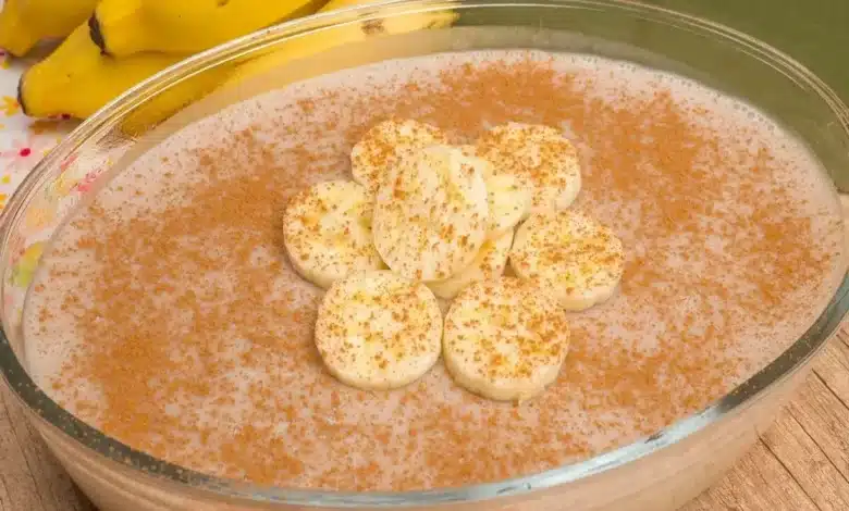 Aprenda preparar o melhor mousse de banana do mundo