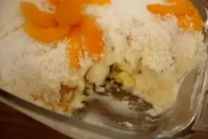 Receita de pavê de pessego simples