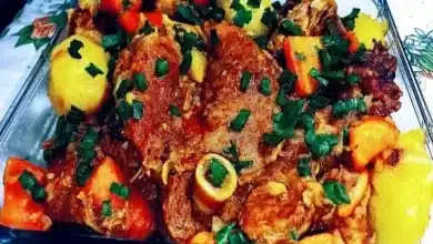 Pernil com batata na panela de pressão