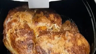 Pernil assado com batata na air fryer