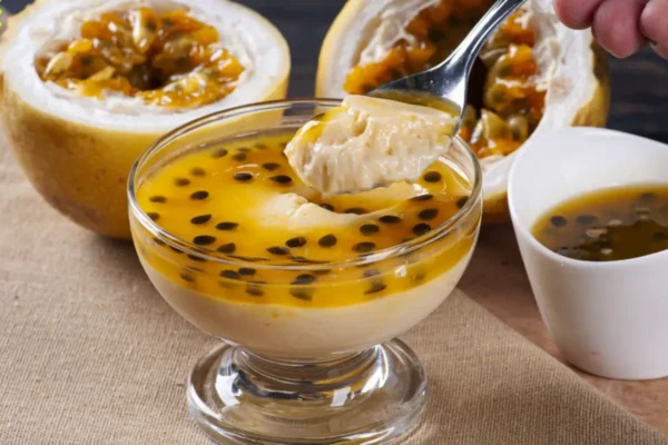 Receita de mousse de maracujá fitness