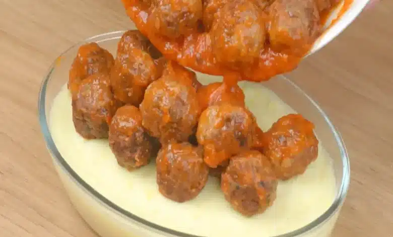 Almôndegas com purê de batata simples e deliciosa 1 Almôndegas com purê de batata simples de preparar