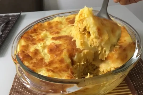 receita de escondidinho de macaxeira com frango simples