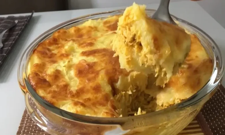 receita de escondidinho de macaxeira com frango simples