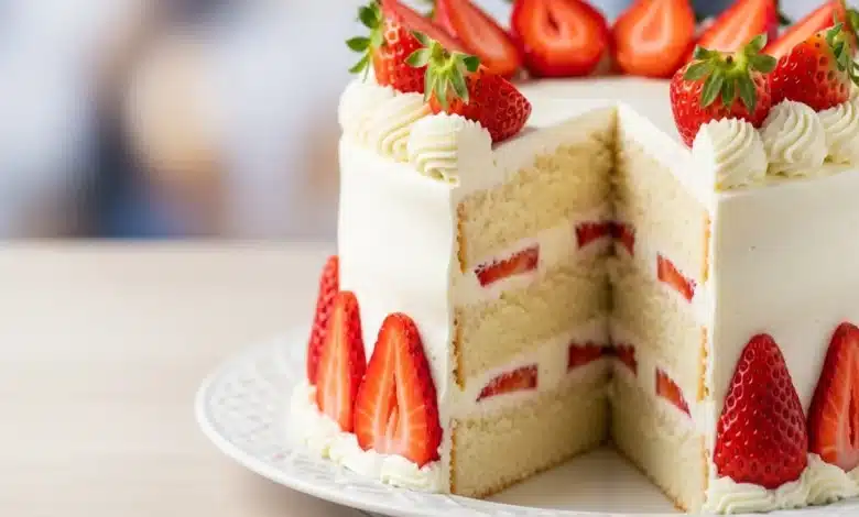 Bolo de ninho com morango: A receita perfeita que sempre dá certo (Meu Segredo!) 1 Bolo de Ninho com Morango