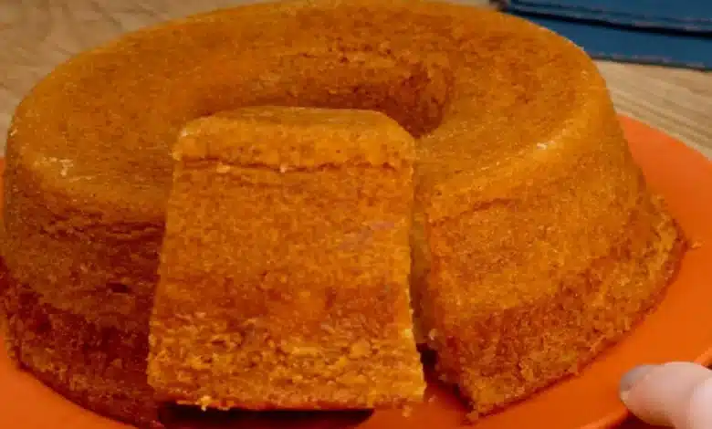 Bolo de baunilha simples e fofinho – receita fácil para o lanche da tarde 1 receita de Bolo de baunilha