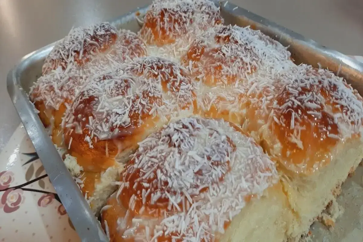 Pão doce caseiro fácil e fofinho 1 Pão doce caseiro fácil e fofinho