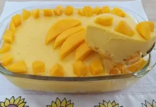 Como fazer mousse de manga super cremoso 66 Receita de mousse de manga