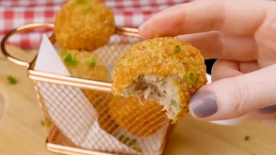 Bolinho de atum com batata fácil de fazer 36 Bolinho de atum com batata