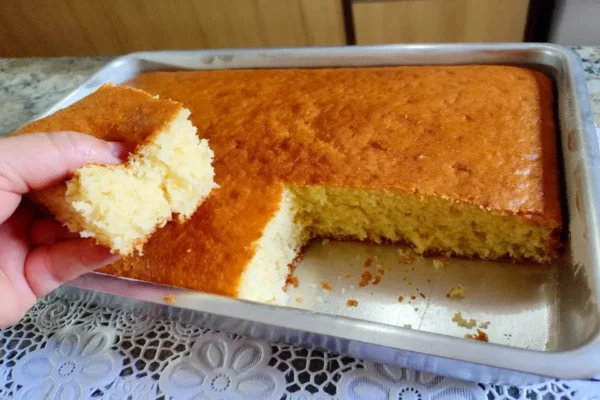 Bolo branco sem açúcar Fofinho – Receita Fácil de Fazer em Casa