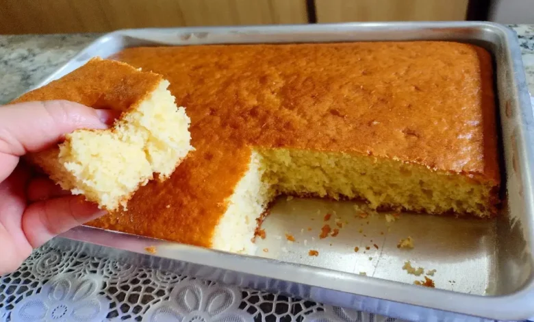 Bolo branco sem açúcar Fofinho – Receita Fácil de Fazer em Casa 1 Receita de Bolo branco sem açúcar Fofinho e fácil de fazer