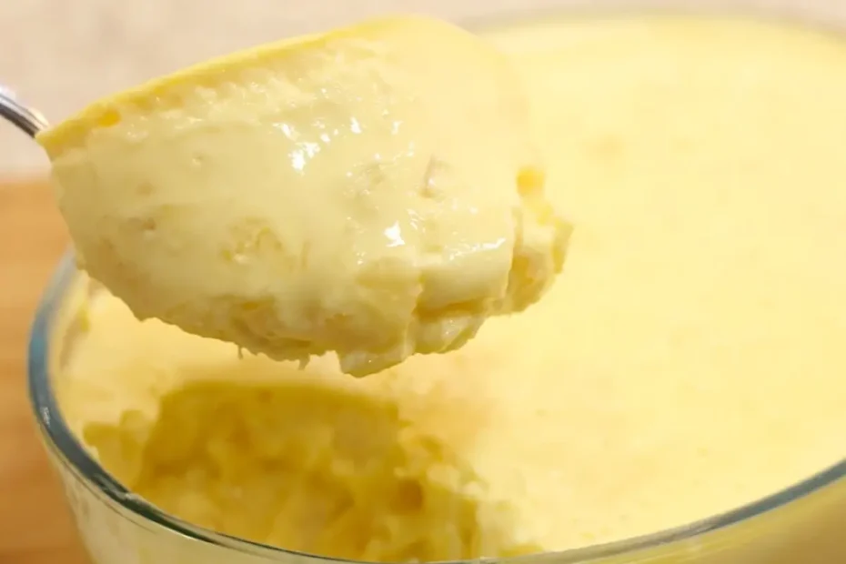 Sobremesa de abacaxi com leite condensado rápido