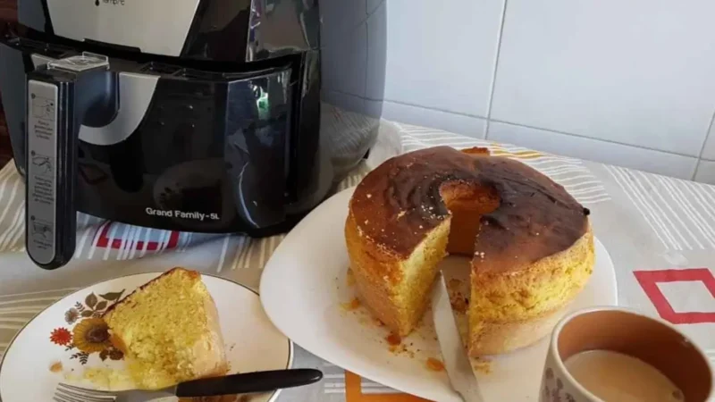 6 receitas de Bolo na Airfryer