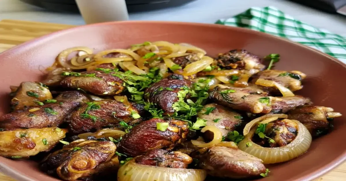 Aprenda preparação um delicioso Coração de galinha na Airfryer