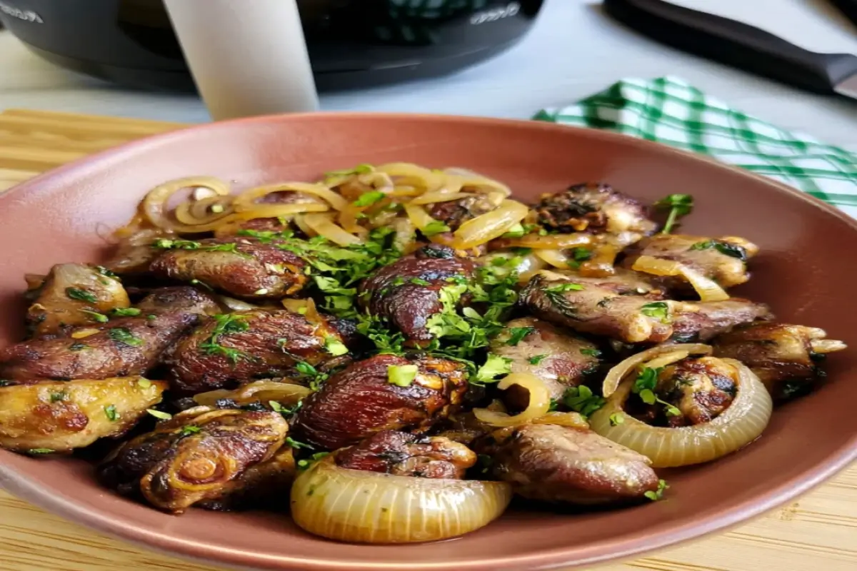 Coração de galinha na Airfryer em poucos minutos e sem sujeira.